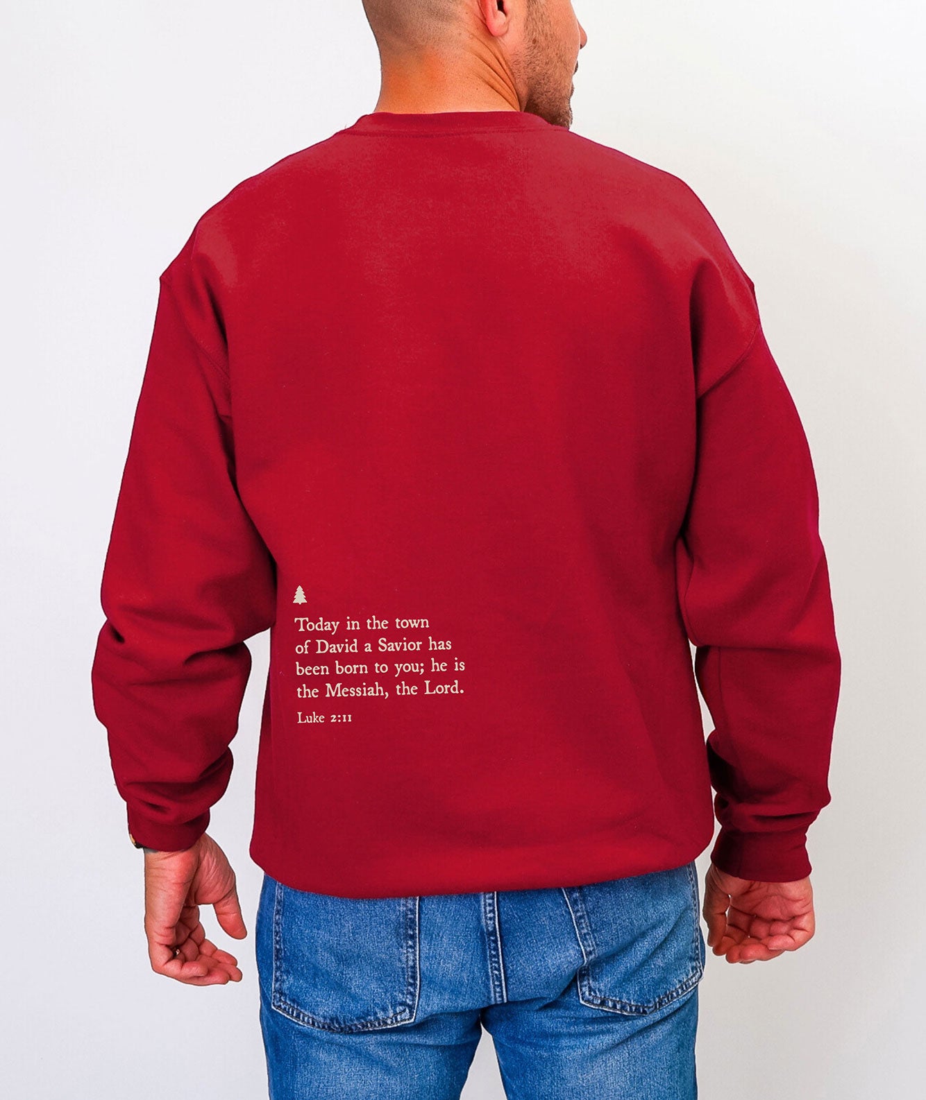 Love Came Down Crewneck - Red