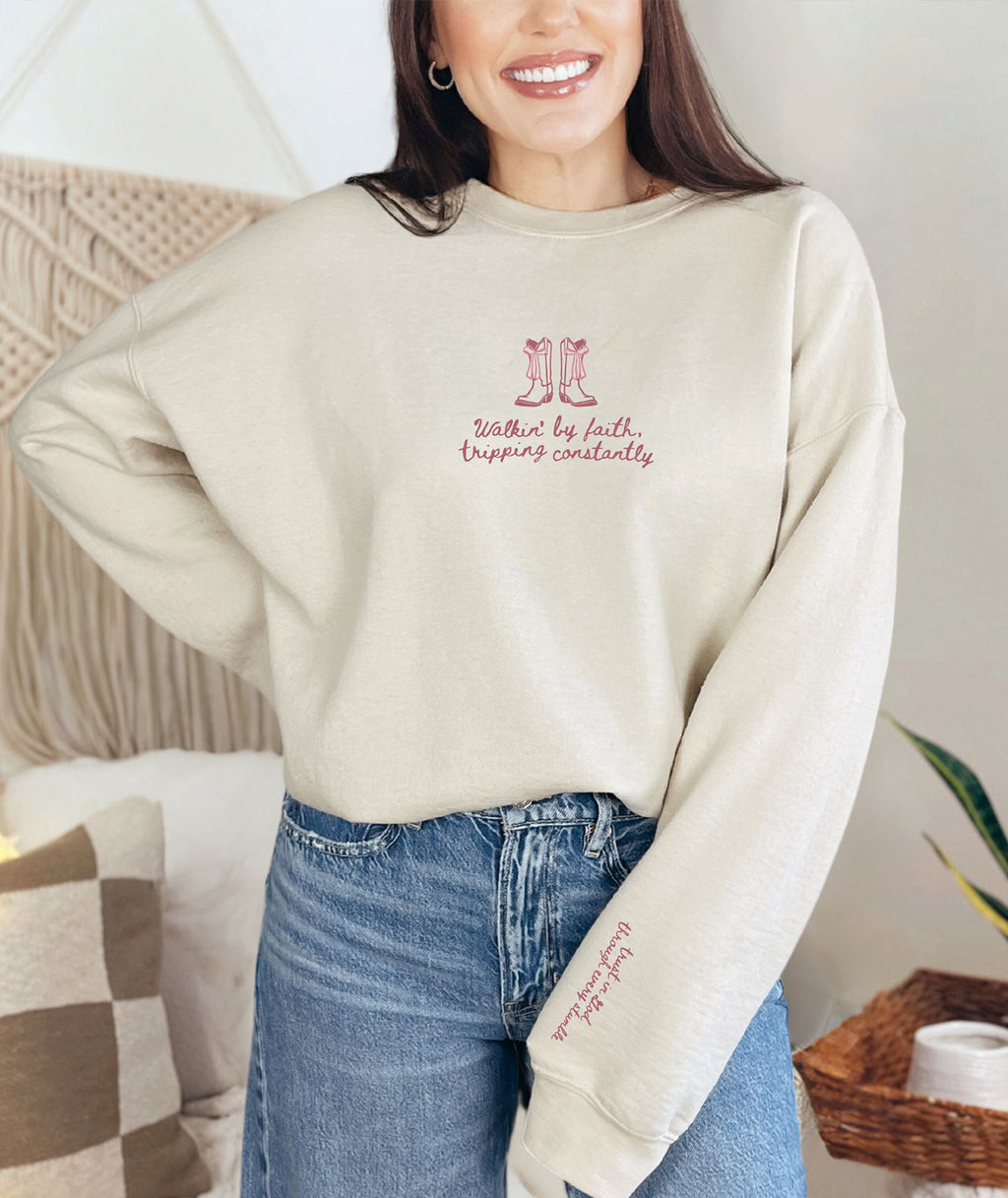Walkin' By Faith Sweater