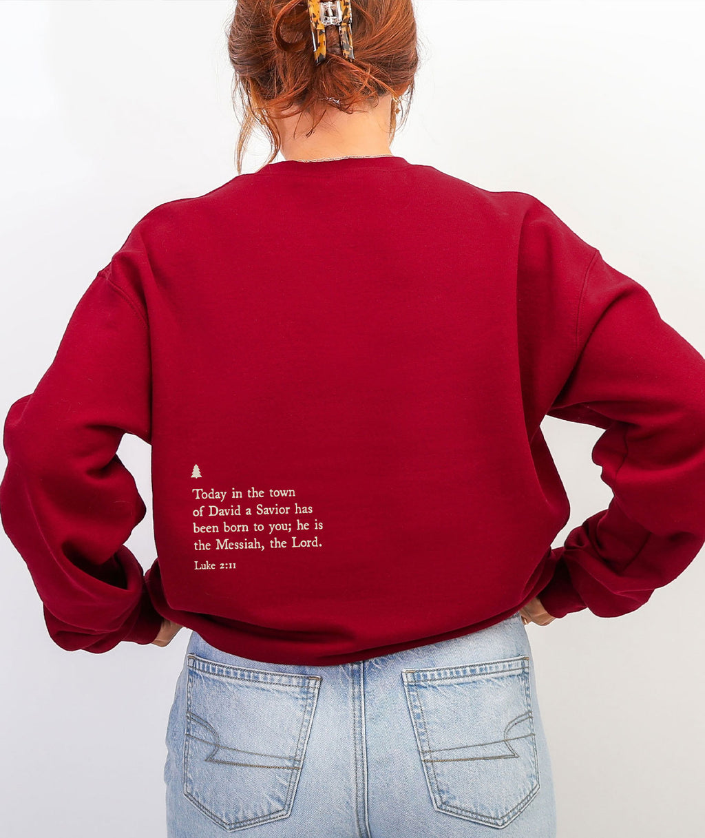 Love Came Down Crewneck - Red